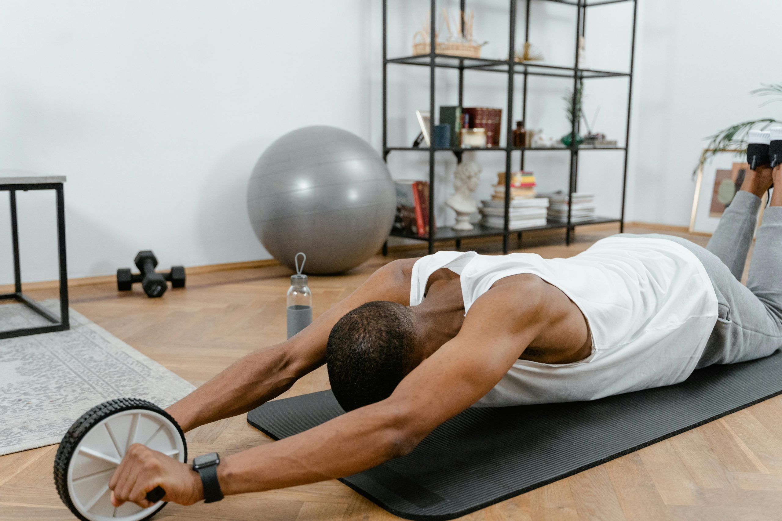 Kostenloses Stock Foto zu ab rolle, ab training, afroamerikanischer mann