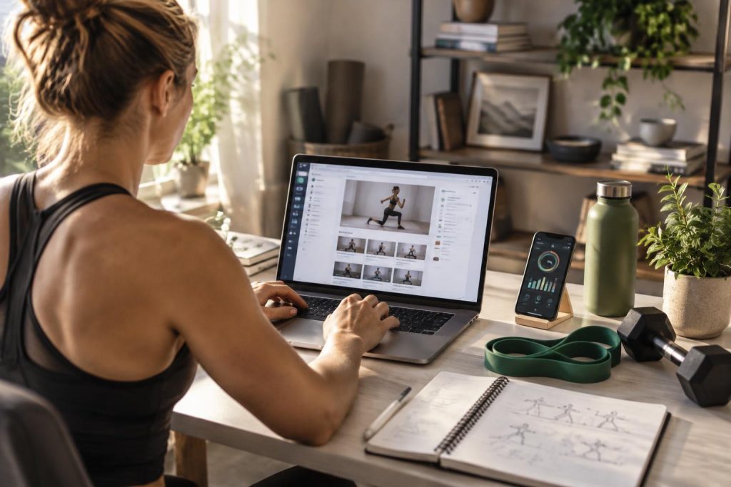 Online-Coaching und digitale Fitnessprodukte im wachsenden Fitnessmarkt